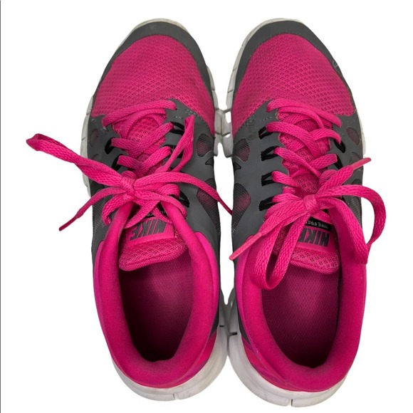 Nike Shoes Pink Kids Youth Tennis Shoes - Picture 5 of 6